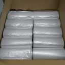 Reli. 6-10 Gallon Trash Bags | 1000 Bags | Clear | Bathroom | Strong | Garbage