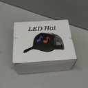 LED Hats,LED Display Screen Baseball Caps with Bluetooth APP Control Customizable Animations Text USB 5V LED Music Note Smart Cap for Christmas & Halloween Parties