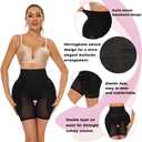 SEXYWG Women Hip Enhancer Body Shapers Panties Shapewear Short Hip Pads Shapewear for Curvy Body (Black, S)