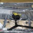 Stander EZ Adjust Bed Rail, Adjustable Senior Bedrail and Safety Assist Railing for Elderly Adults with Organizer Pouch, ASTM Safety Approved Guard-Rail, Black