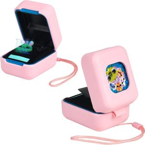 YouKnow Silicone Case for Bitzee Magicals Interactive Toy Digital Pet and Case, Protective Skin Sleeve for Bitzee Virtual Electronic Pets Accessories (Case Only) (Pink)