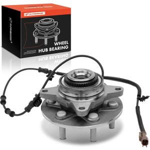 A-Premium Front Wheel Bearing and Hub Assembly with ABS Ring & ABS & 6-Lug Compatible with Ford F-150 F150 2021 2022 2023 2024, 4WD