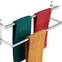 KOKOSIRI Bathroom Towel Racks 20 Inch Double Towel Bars Bath Towel Holder Towel Storage Towel Shelves Wall Mount Stainless Steel Polished Chrome B5010CH-L20
