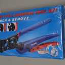 2 IN 1 Ratchet Pex Crimping Tool Cinch and Remove Combo Function Pex Pipe Crimp Tool from 3/8" to 1" Pex Crimper with Pex Cutter and Stainless Steel Pex Clamps 1/2" 25PCS,3/4" 10PCS