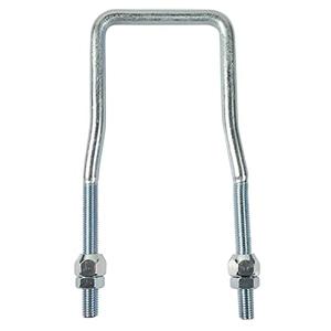 Spare Tire Carrier for Trailer, U-Bolt Zinc Plated Spare Tire Mount Bracket Side Mount 4 or 5 Lug fit Ski Boat, Fishing Boat or Sailboat Trailer