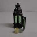 DECORKEY Christmas Decorations for Home, 11 Medium Size Vintage Metal Hanging&Tabletop Candle Holder Decor, Halloween Ramadan Decorations for Indoor Outdoor Porch Patio (Green)