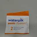 Waterpik Genuine Compact Replacement Brush Heads With Covers for Sonic-Fusion Flossing Toothbrush SFRB-2EW, 2 Count White