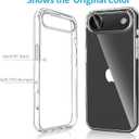 2 x JJGoo Compatiable with iPhone Air Case Clear, Transparent Shockproof Phone Cases, Slim Anti-Scratch Hard PC Back Protective Cover Bumper
