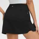 M MAELREG Women's Athletic Tennis Skirts Lightweight Breathable A Line Casual Skort for Workout Running Golf Skirts (Black, XS)