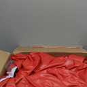 QPAU Blow up Inflatable Toddler Travel Bed with Sides, Toddler Air Mattress for Camping, Traveling, Hotel, or Home Use, Hand Pump Included (Red)