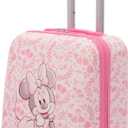 FUL Unisex Kid's Disney Minnie Mouse 21 Inch Rolling Luggage, Hardshell Carry on Suitcase with Wheels