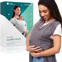 Koala Babycare Baby Carrier Wrap, Easy to Wear As a T-Shirt - Original Baby Carrier Newborn to Toddler - Sling One Size Fits All - Baby Wraps Carrier Up to 22lbs