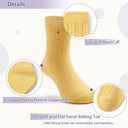 Boys Cotton Socks Kids Colorful Quarter Socks Cartoon Seamless Dress Socks Bears for Boys 6 Pack (5-7 Years, G-solid Color 6 Pair)