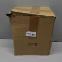 Qunclay 6 Pcs 9 x 8.7 x 2 inches Plastic Storage Box with Lid Multipurpose Craft Organizers Plastic Containers Clear Pencil Case Art Satchel Storage Case for Beads Ornaments Crafts Accessories