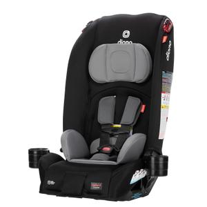 Diono Radian 3R, All-in-One Convertible Car Seat, Rear and Forward Facing, 10 Years 1 Car Seat, Slim Fit 3 Across, Black Storm, MFD: 2026/03/31