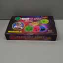 24 Pieces Light Up Bouncy Ball Light up Spike Rubber Ball Sensory Toy Flashing Spiky Sensory Stress Balls for Party Favors Student Gifts School Rewards(Cordless)