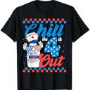 Chill The 4th Out Nurse 4th Of July ICU Nursing Pharmacist T-Shirt, XXL