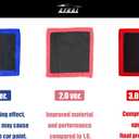 A.F.N.A.L Clay Towel 3.0 for Cars, Clay Bar Towel Scratch-Free Autocare Detailing Polishing, Removing Tar Paint Tree-sap Guano Contaminants, Fine Grade, 12" x 12", Red, Mesh Hollow Ver.