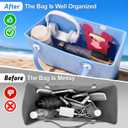 Silicone Phone Holder Compatible with Bogg Bag, Cute Ears Design Phone Case Holder Attachment for All Bogg Bags and Beach Bag Accessory, Bogg Bag Charms for Beach Totes, Bogg Bag Accessories, White