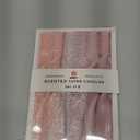 Pink Spiral Twist Candlesticks, 10-Inch Long Tapered Cute Sticks, Colorful Twisted Candles for Wedding, Home, Dinner Party, Women Gift, Pack of 6 (24D6P-PIKMIX)