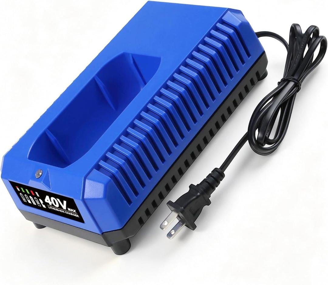 Lithium ion Charger Replacement for Kobalt 40v Battery Charger | 40v Portable Charger Compatible with Kobalt 40V Max Battery KB640-03 KB240-06 KB640-06 KB245-06 KB440-03