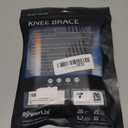 POWERLIX Knee Compression Sleeve - Best Knee Brace for Knee Pain for Men & Women – Knee Support for Running, Basketball, Volleyball, Weightlifting, Gym, Workout, Sports - (Gray M)