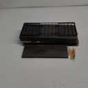 QEEIG ‎Bathroom Shelves Over Toilet - Paper Storage Wall Mounted Farmhouse Decor Decorations Aesthetic Décor Sign Small Floating Shelf 2+1 Set 16 inch, Grey (020GY)