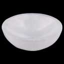 Selenite Bowl for Crystals Charging  4" Selenite Crystal Bowl  Mined & Crafted in Morocco  Ideal for Cleansing & Recharging Crystals & Healing Stones - Protection Crystals - Spiritual Gift & Decor