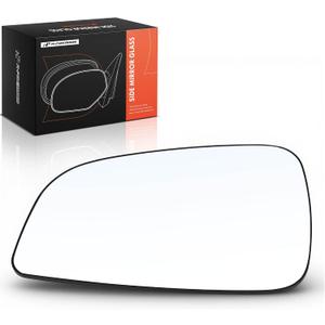 A-Premium Right Passenger Side Non-Heated Mirror Glass with Backing Plate - Compatible with Chevrolet Malibu 2008-2012 & Saturn Aura 2007-2009 - Exterior Side View Convex Mirror