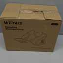 weyais Neck Massager Pillow, Neck and Shoulder Relaxer with Heat, 3 Modes and Strengths, Neck Massager for Pain Relief Deep Tissue, Remote Control, Gift for Women Men Parents Christmas,Black