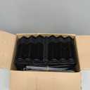 BLACKVINE 20Pcs 20ft (5'' Exposed Height) Plastic Landscape Edging Border,Flowerbed Garden Border Edging for Landscaping,Flower Bed Lawn Yard Edging Borders,Garden Edger Border Divider - 3D Weaving