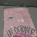 Breast Cancer Shirts for Women: in October We Wear Pink Tshirt Breast Cancer Awareness Tees Rainbow Ribbon Tops (Pink, M)