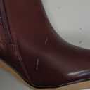 Amazon Essentials Women's Clean Heel Ankle Boots with Side Zipper, Memory Foam Insole 6,5