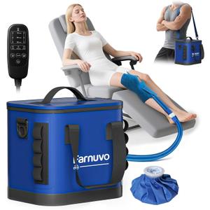 Ice Machine for Knee After Surgery Cold Therapy Cryotherapy Machine with Timer Knee Replacement Surgery (Blue)