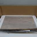 Hadulcet TV Tray Tables, Laptop Stand for Couch, C Shaped End Table with Charging Station, Couch Tables That Slide Under, Bed Desk for Eating, Couch Desk for Laptop, Rustic Brown (28.5")