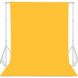 GFCC Yellow Backdrop - 8FTX10FT Yellow Photo Backdrop for Photoshoot Background for Photography Screen Video Recording Picture Background