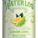 Waterloo Sparkling Water, Lemon-Lime Naturally Flavored, 12 Fl Oz Cans (Pack of 12) Zero Calories and Zero Sugar or Sweeteners (EXP 08/07/26)