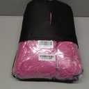 6 Pack Picnic Table Cover Elastic Fitted Outdoor Tablecloths for 8 Foot Rectangle Tables Waterproof Stretch Washable Patio Folding Spandex Table Cloth Camping Banquet Parties (Hot Pink, 30" x 96")