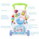 Cuterabit 2 in 1 Sit to Stand Baby Walker with Music and Light, Push Toys for Toddlers 1-3 for Learning to Walk, Baby Walking Toys 6 to 12 Months for Infants Babies Toddlers Boys Girls