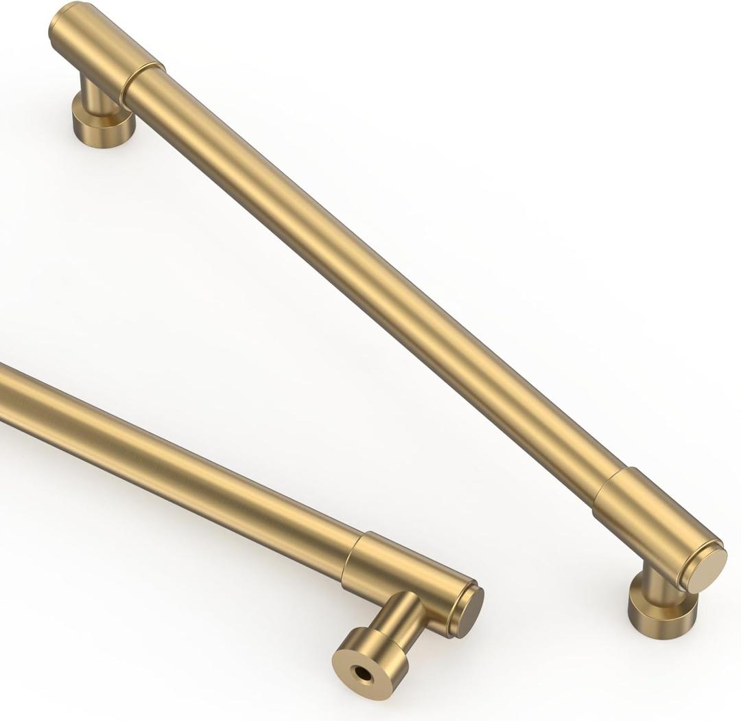 Asidrama 10 Pack 7.5 Inch(192mm) Champagne Bronze Kitchen Cabinet Handles, Cabinet Pulls Kitchen Cabinet Hardware for Cupboard Drawer Pulls