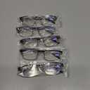 5PCS Reading Glasses Men - Blue Light Blocking Computer Metal Thin Frame Readers For Men/Women, +2.5