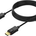 DisplayPort Cable 15FT, Display Port to Display Port Cable DP to DP 15' 4K [1440p@144Hz, 4K@60Hz] Compatible with Computer Monitor, PC, Laptop