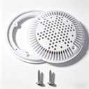WG1048E Pool Suction Cover for Hayward Suction and Dual Suction OutletTop Cover and Frame with Screws