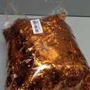 50 FT Orange Tinsel Garland Christmas Tinsel Garland Xmas Tree Decorations Metallic Tinsel Twist Garland for Christmas Tree New Year Holiday Birthday Party Decorations (3.54" x 50', Orange)