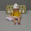 BABESIDE Full Body Silicone Reborn Baby Dolls - 12 Inch (Weight 3 lb) Weighted Full Silicone Realistic-Newborn Baby Doll Real Life Baby Dolls with Complete Accessories & Gift Box