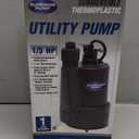 Superior Pump 91330 2400GPH Thermoplastic Submersible Utility Pump with 10-Foot Cord, 1/3 HP