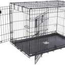 Precision Pet Products Two Door Provalue Wire Dog Crate, 36 Inch, For Pets 50-70 lbs, With 5-Point Locking System