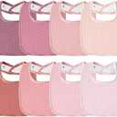 Kewlife gift Muslin Baby Bibs Cotton Baby Drool Bandana Bibs for Baby Girls Boys Infant Newborn Toddler Drooling and Teething