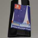 Sumobaby Blackout Curtains for Bedroom Portable 42"x60",No Drill Black Out Shades with Upgraded Hook&Loop Tapes,100% Blackout Window Cover,Thermal Insulated Blinds for Bedroom,Nursery(1 Panel,Black)