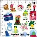 Buddy The Elf Stickers Vinyl Large Deluxe Sticker Variety Pack - Laptop, Water Bottle, Scrapbooking, Tablet, Skateboard, Indoor/Outdoor - Set of 50